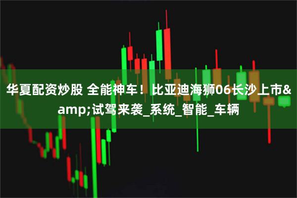 华夏配资炒股 全能神车！比亚迪海狮06长沙上市&试驾来袭_系统_智能_车辆