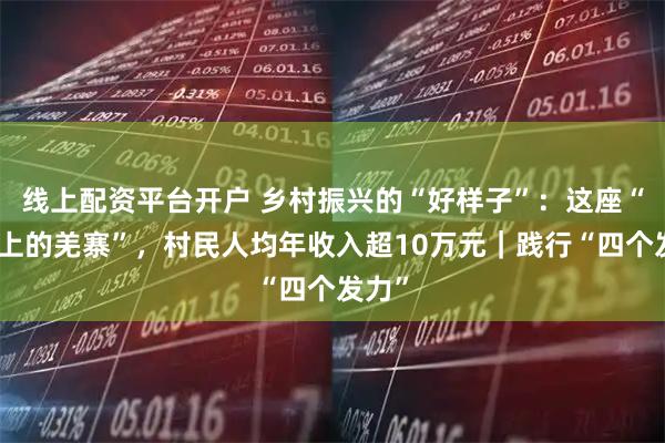 线上配资平台开户 乡村振兴的“好样子”：这座“云朵上的羌寨”，村民人均年收入超10万元｜践行“四个发力”